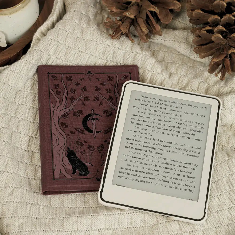Bookmory™ Cry of the Midnight Wolves Kindle Case