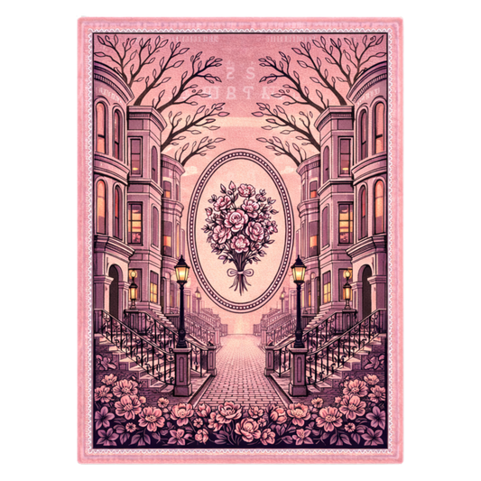 Petals at Sundown: Bookish Kindle Case